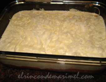 canelones de alubias rojas con crema de berza