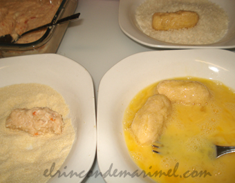 dar forma a las croquetas