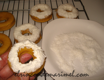 donuts de mango y coco