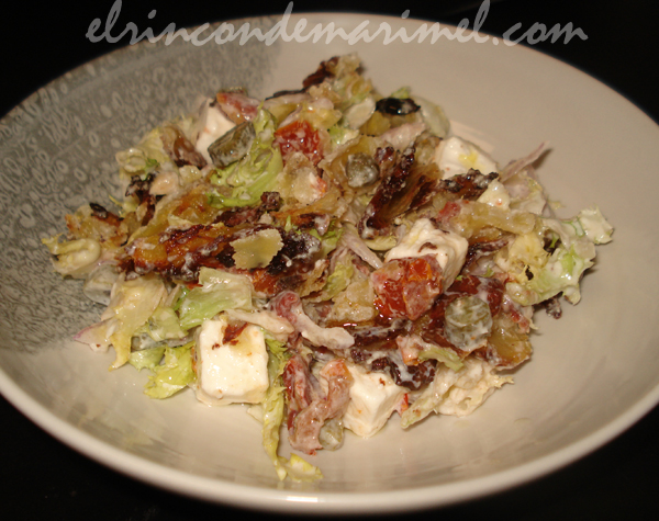 ensalada de patata crujiente