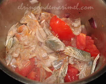 salsa de langostinos