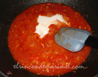 salsa de curry rojo