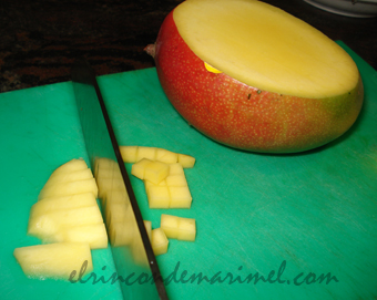 cortar mango