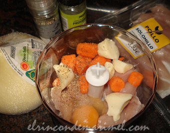 ingredientes para nuggets de pollo