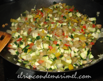 verduras al wok