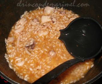 arroz con chipirones