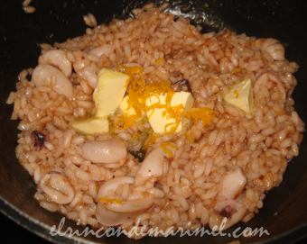 arroz cremoso con chipirones