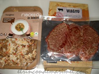 risotto de hongos Trevijano y Wagyu