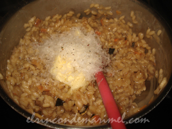 risotto de hongos
